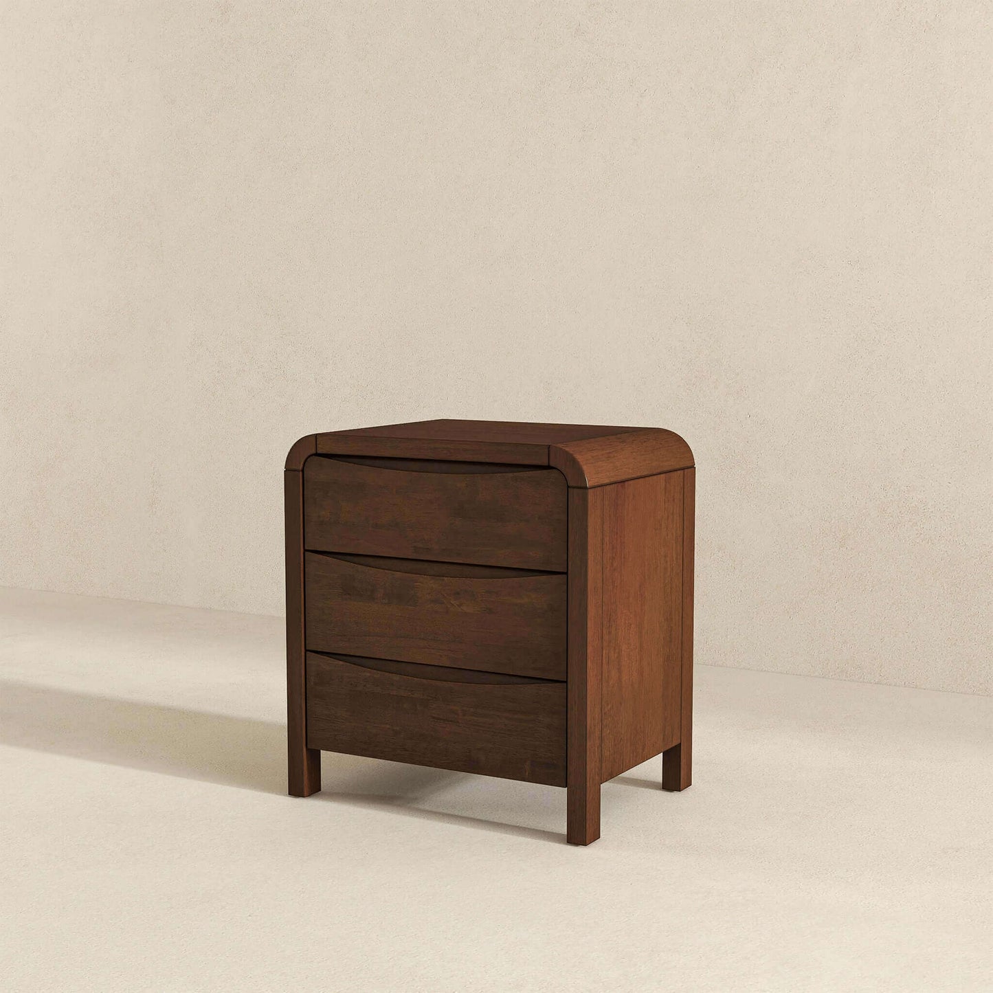 Lionel Mid Century Modern Solid Wood Nightstand