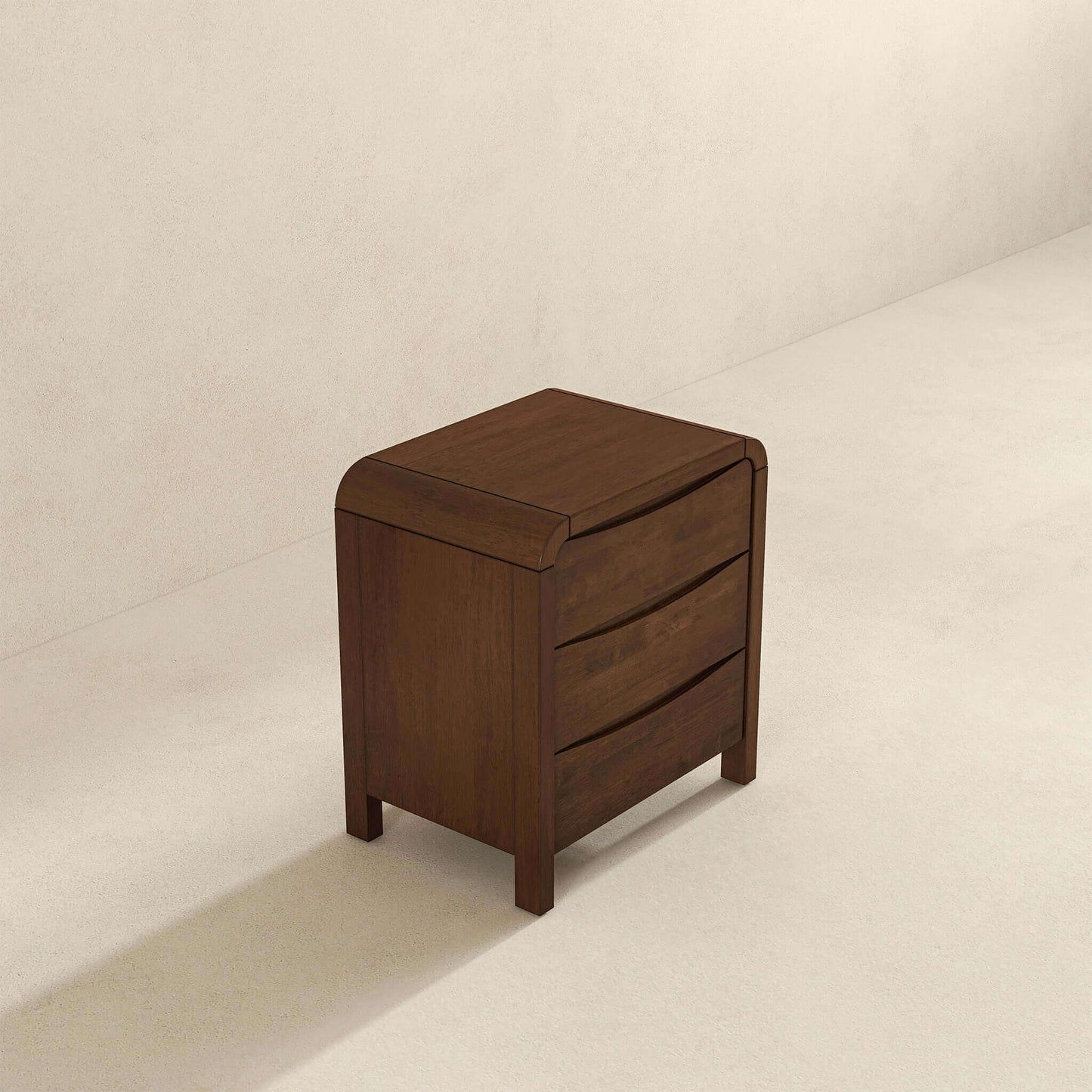 Lionel Mid Century Modern Solid Wood Nightstand
