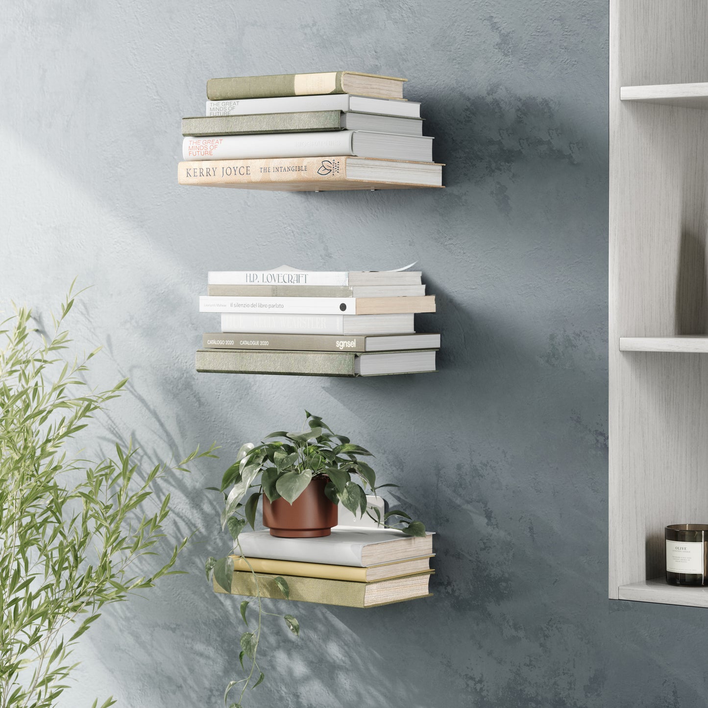 Conceal Floating Shelves, Set of 3