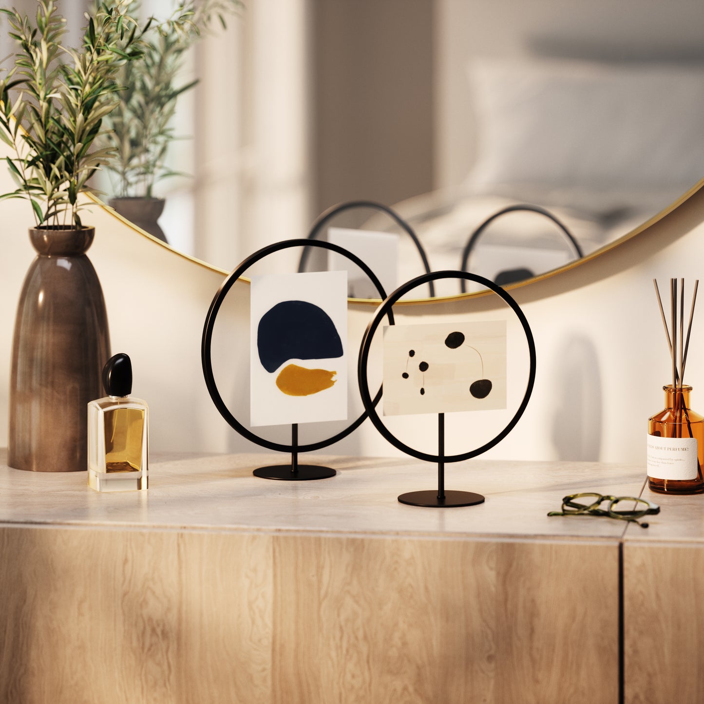 Infinity Round Picture Frame