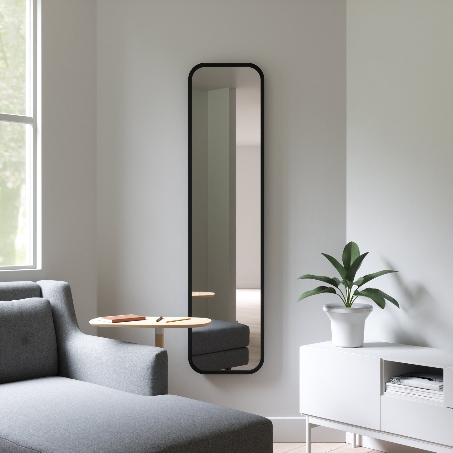 Hub Full-Length Wall Mirror