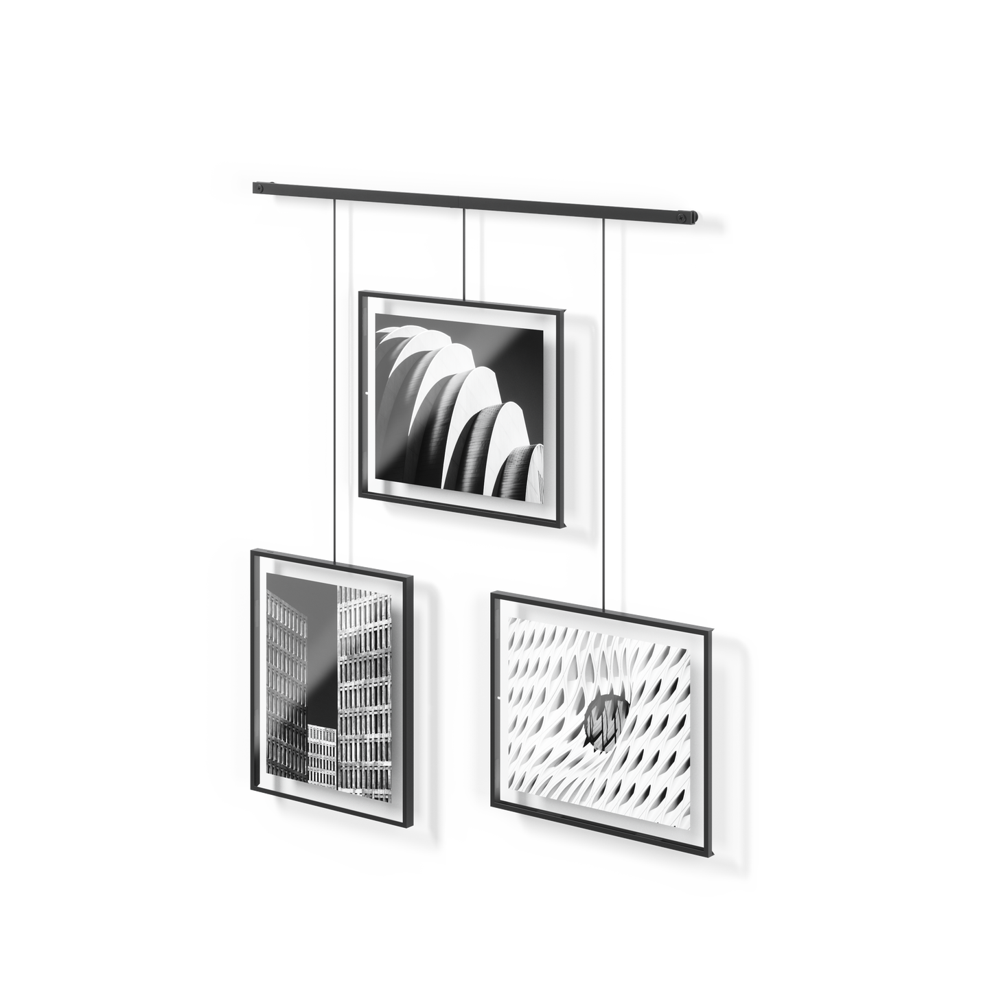Exhibit Set of Three 8x10 Picture Frames