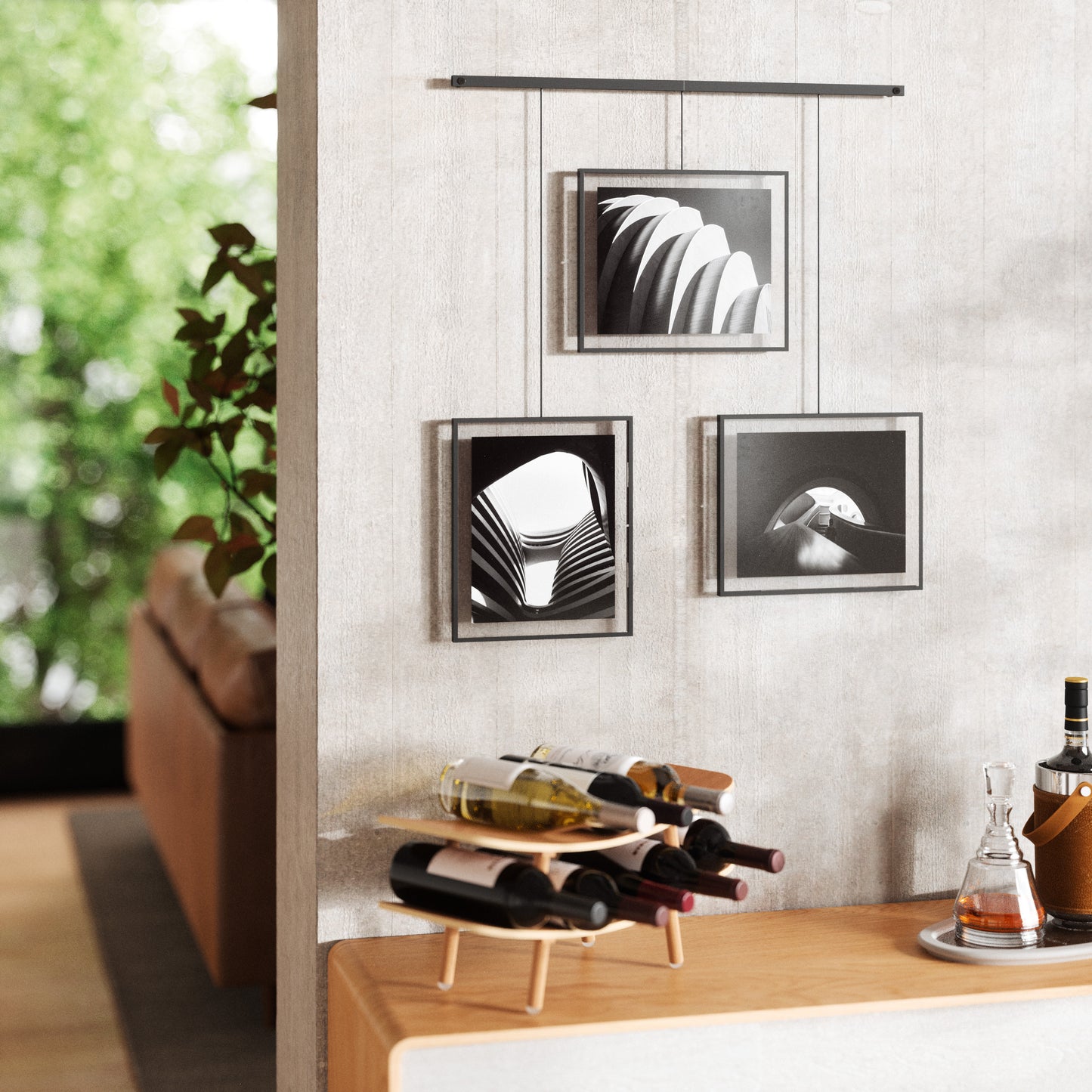 Exhibit Set of Three 8x10 Picture Frames
