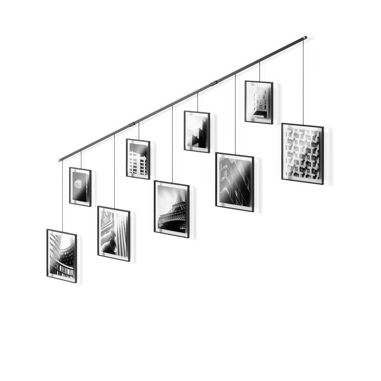 Exhibit Gallery Frames, Set of 9