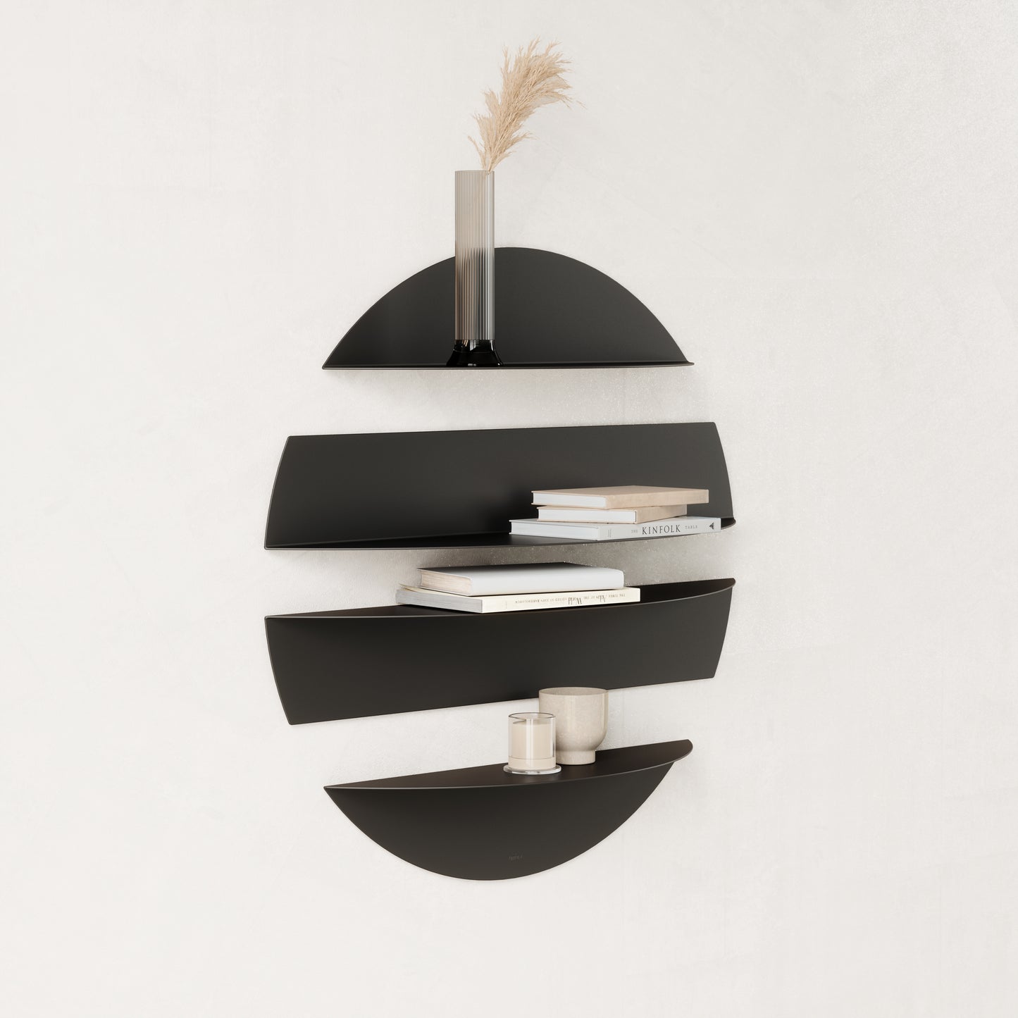 Solis Decorative Metal Floating Wall Shelves
