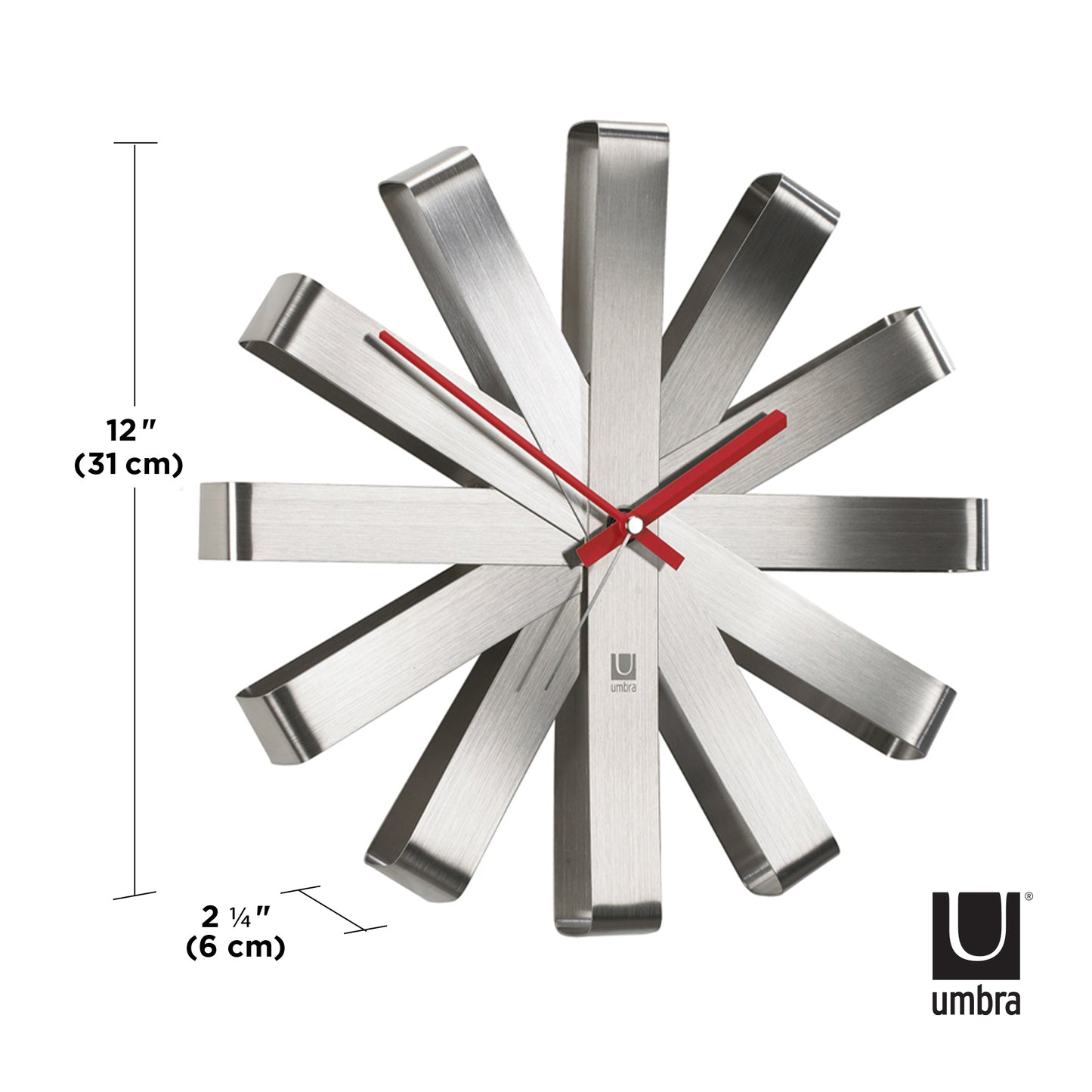 Ribbon Wall Clock