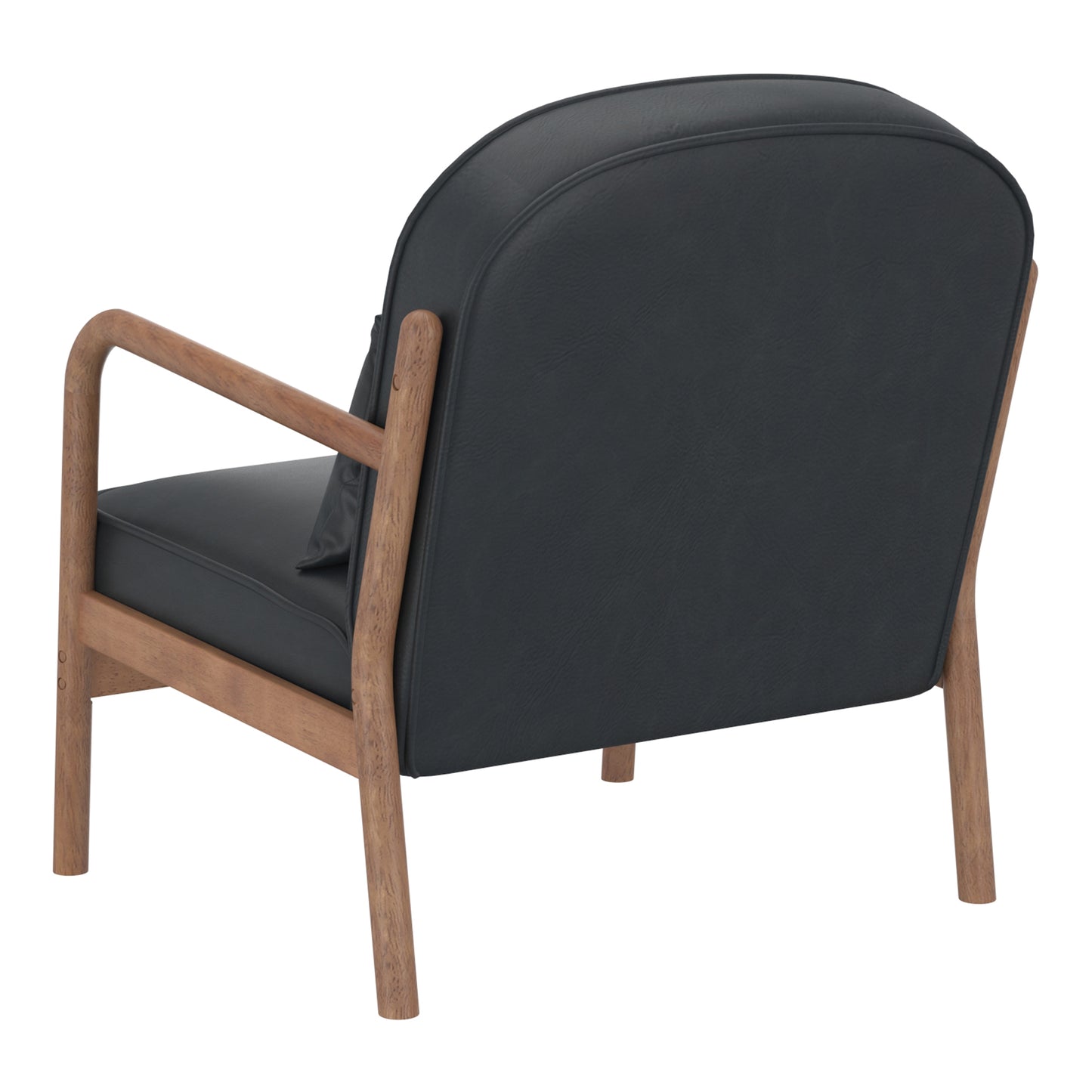 Fani Faux Leather Accent Chair