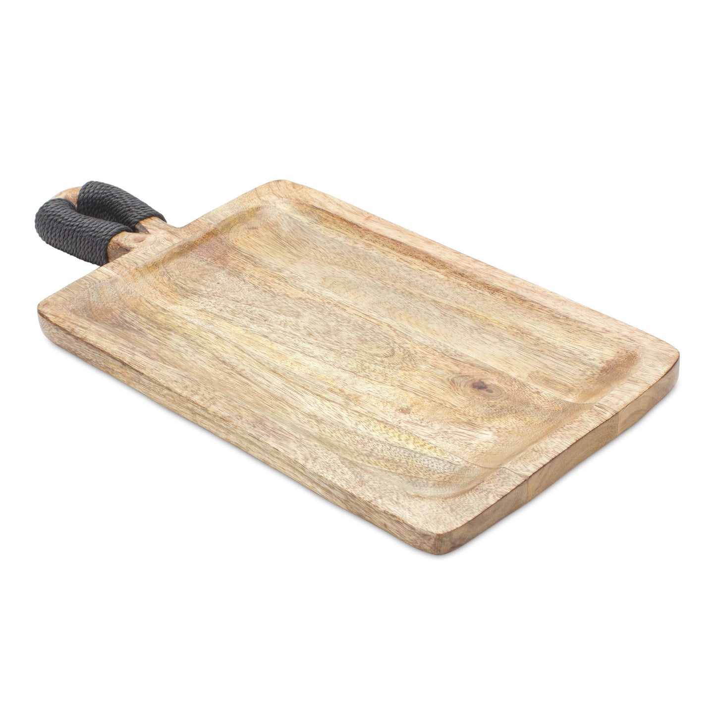 Mango Wood Cutting Board Style Tray Set