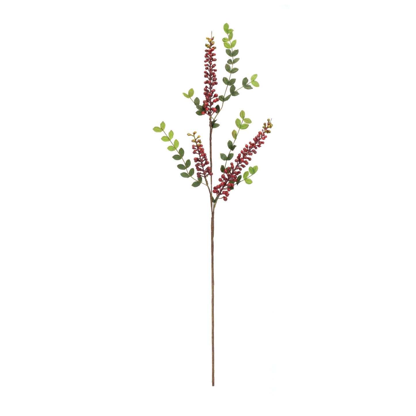 Burgundy Berry Foliage Spray