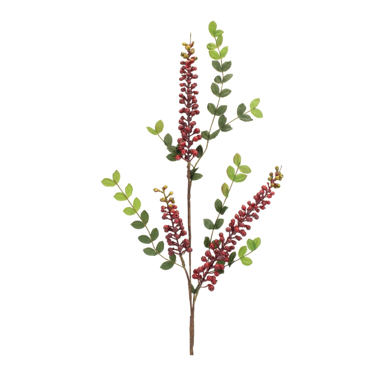 Burgundy Berry Foliage Spray