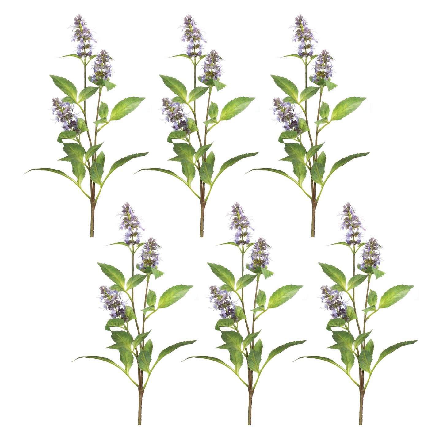 Purple Buddleia Floral Stem Set