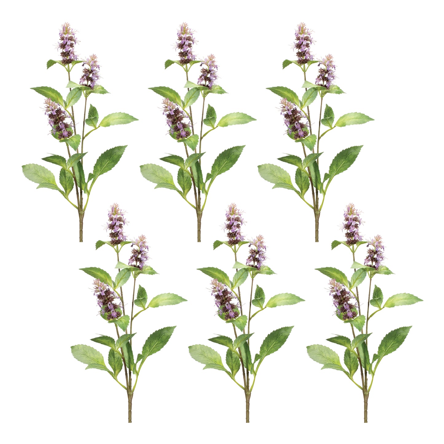Plum Buddleia Floral Stem Set