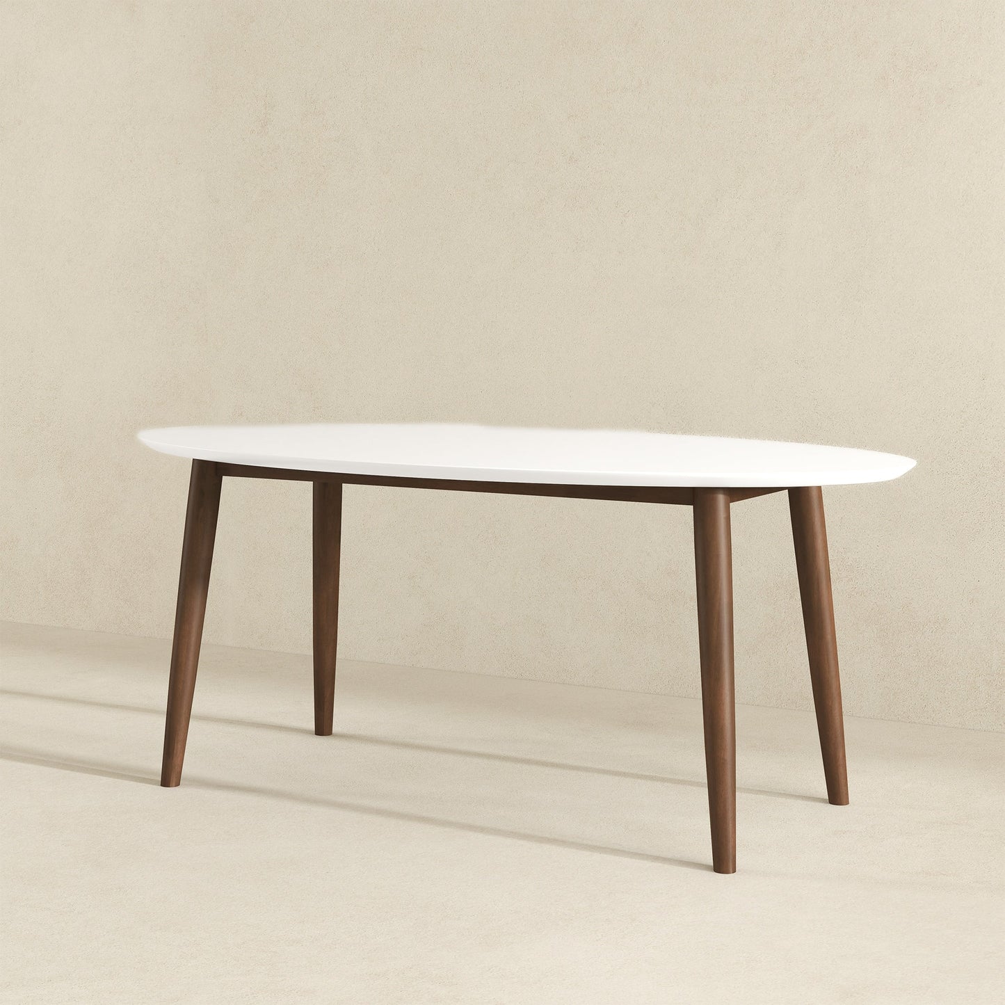 Ada Mid Century Modern Style Oval Dining Table