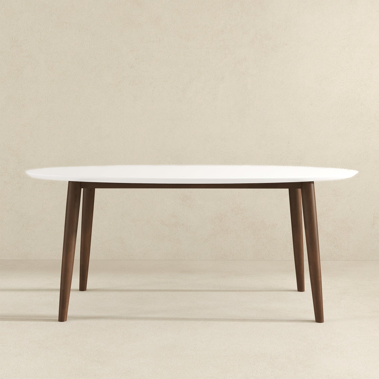 Ada Mid Century Modern Style Oval Dining Table