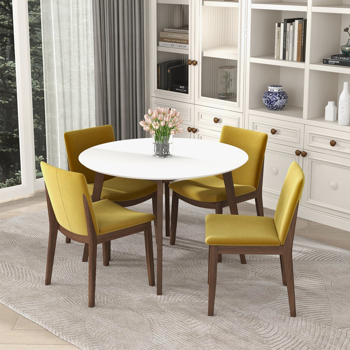 Alina Dining Table White