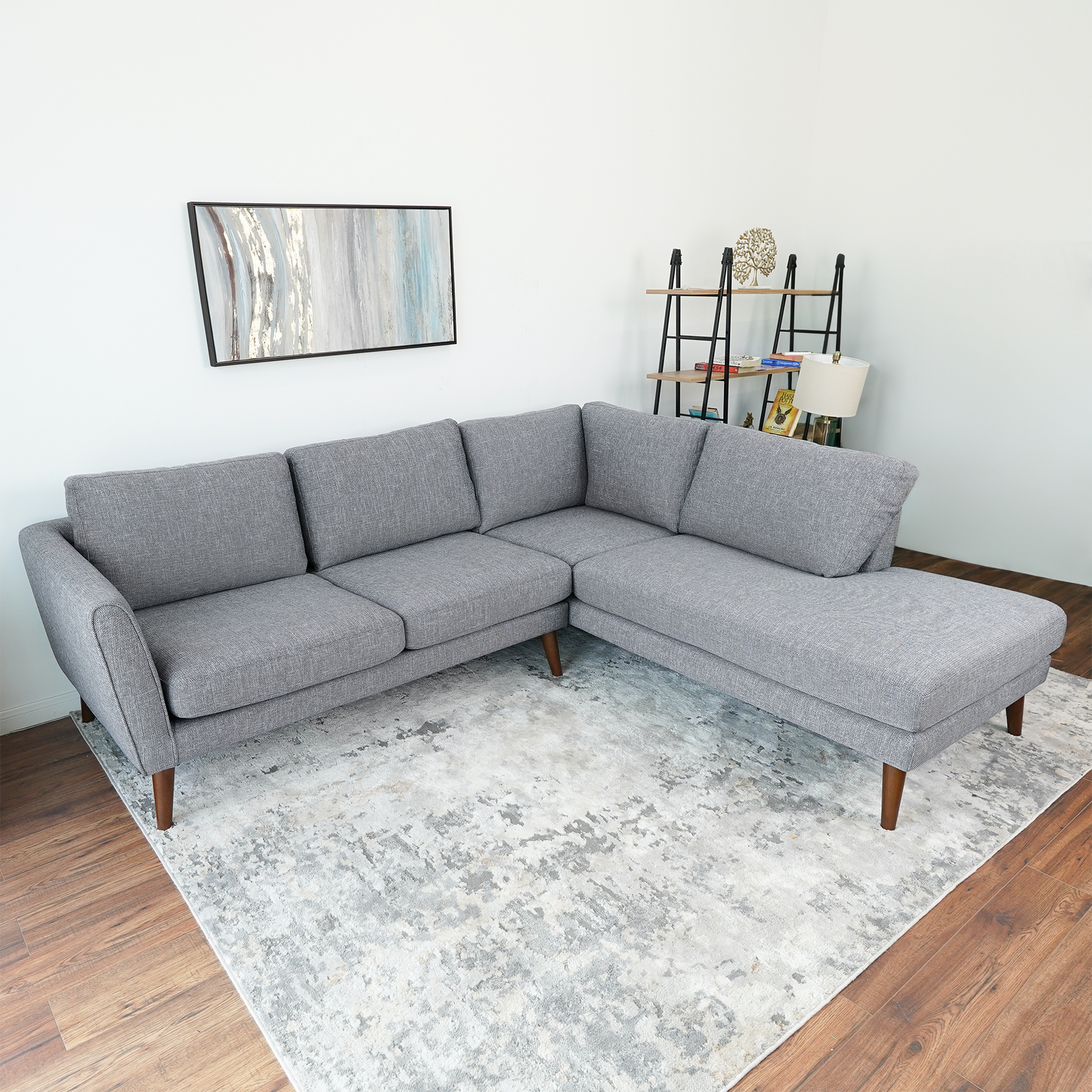 Benson Grey Sectional Sofa