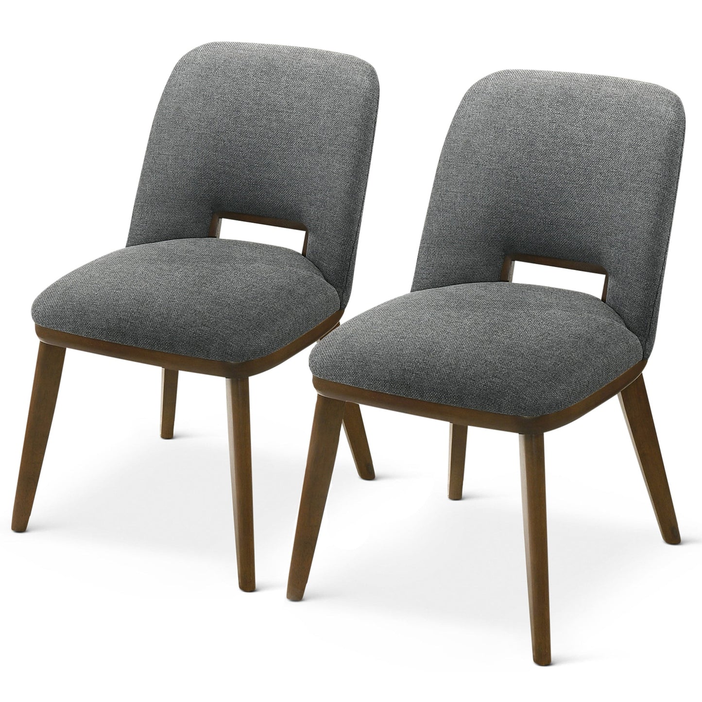 Blake Dark Grey Fabric Dining Chairs