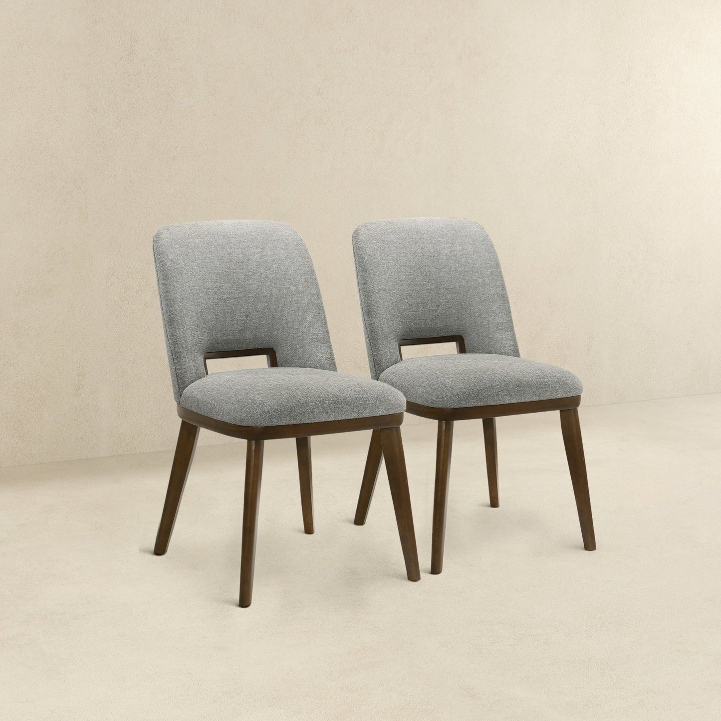 Blake Light Grey Fabric Dining Chairs