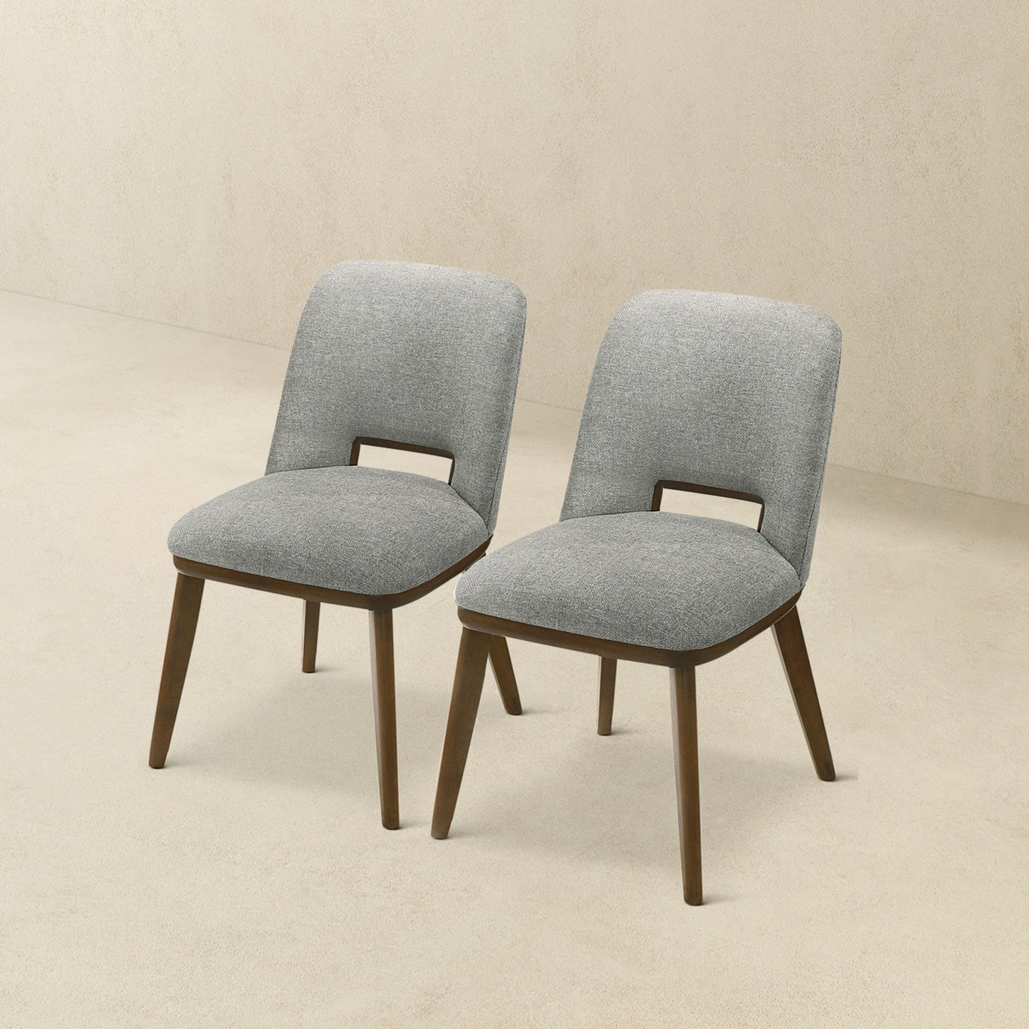 Blake Light Grey Fabric Dining Chairs