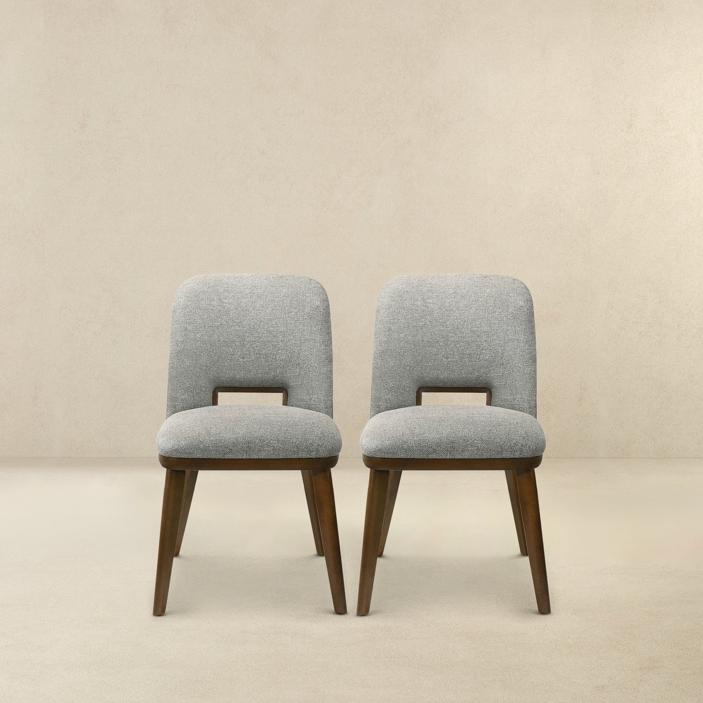 Blake Light Grey Fabric Dining Chairs