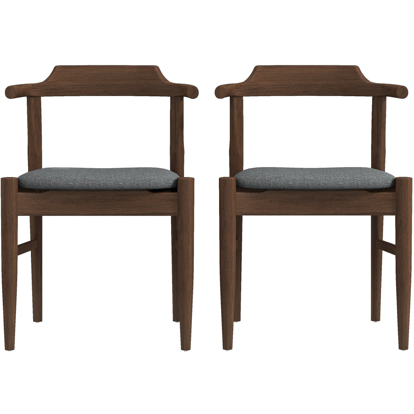 Daisy Gray Fabric Dining Chairs