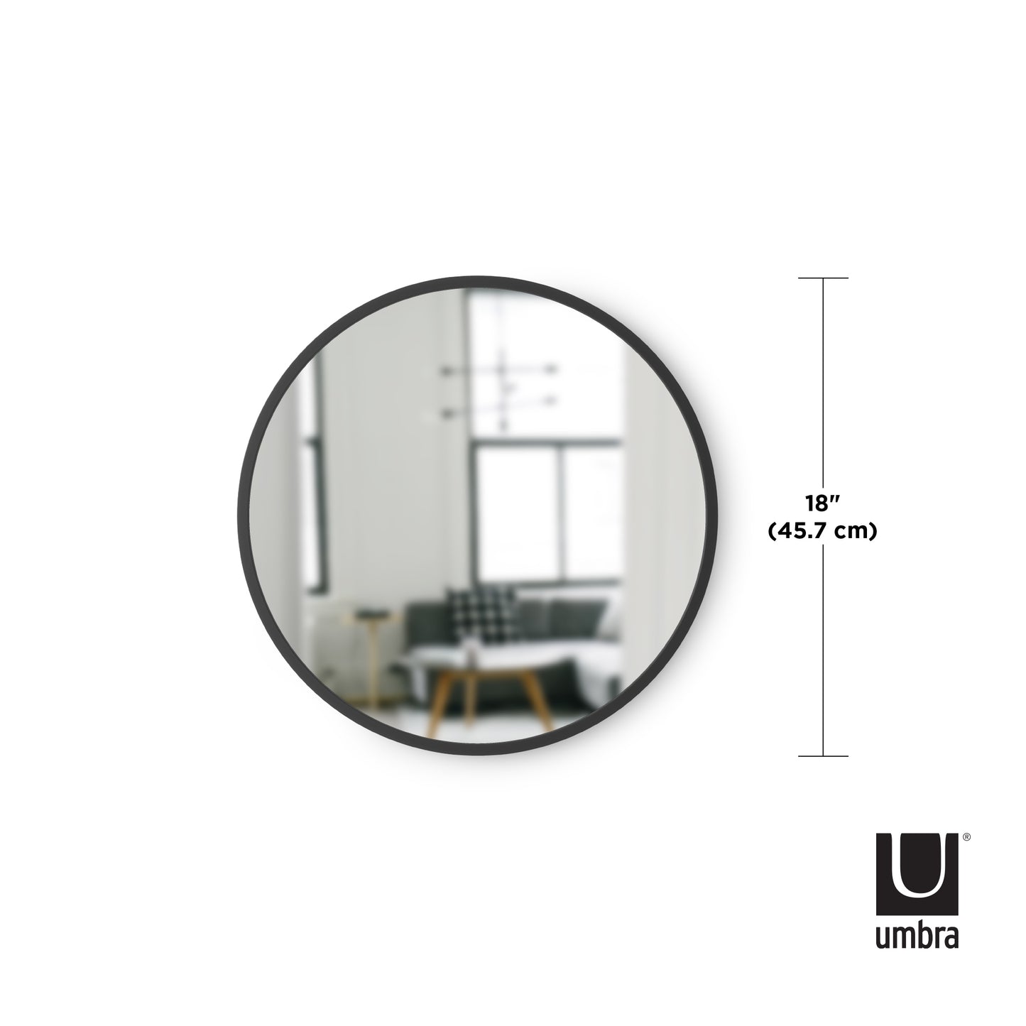 Hub Decorative Round Wall Mirror