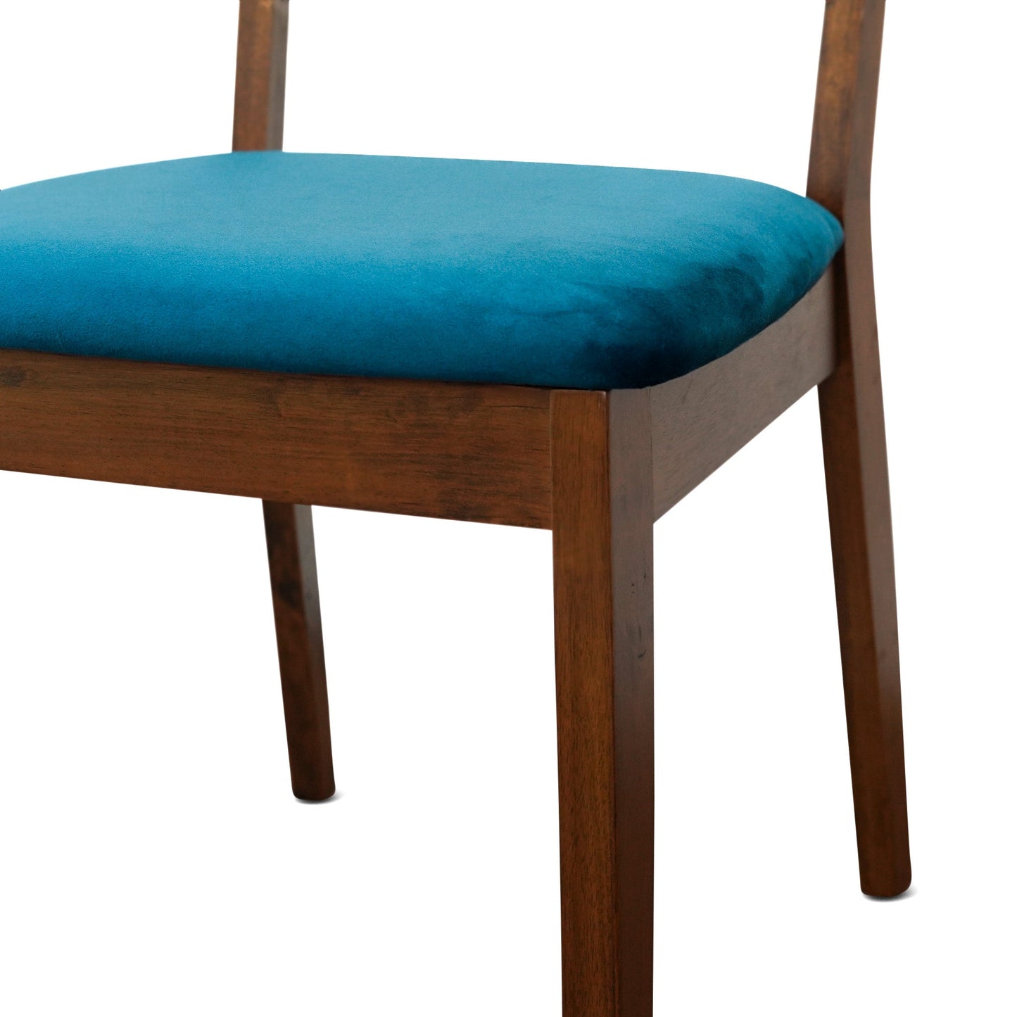 Kaden Navy Blue Velvet Dining Chairs