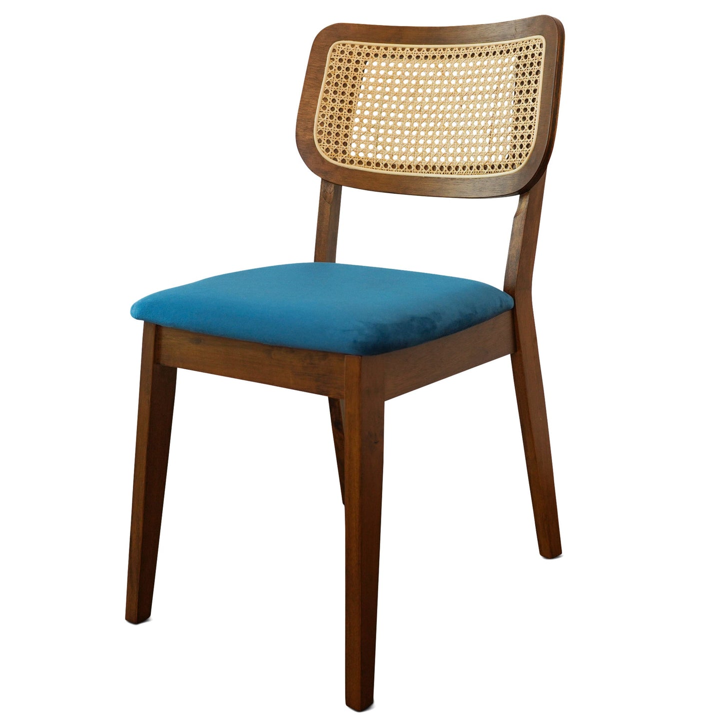 Kaden Navy Blue Velvet Dining Chairs