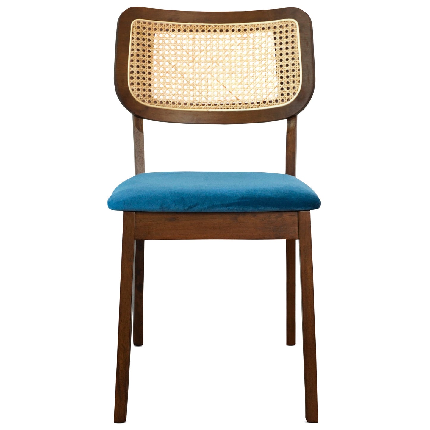 Kaden Navy Blue Velvet Dining Chairs