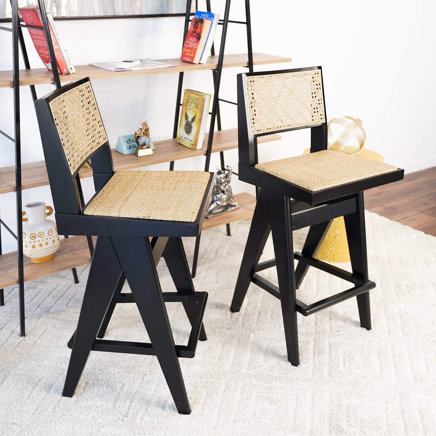 Keira Rattan Bar Stools