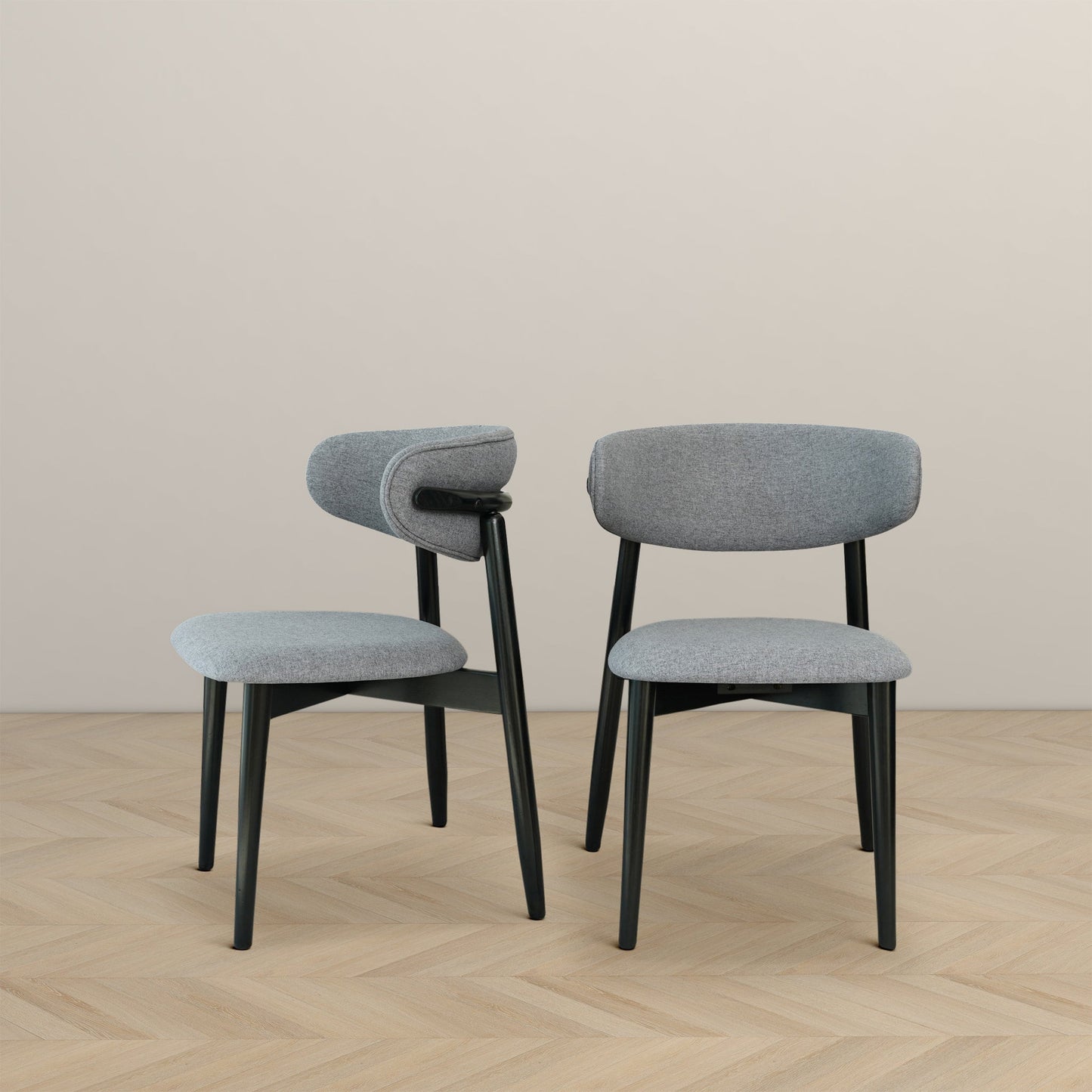 Korbin Grey Fabric Dining Chair