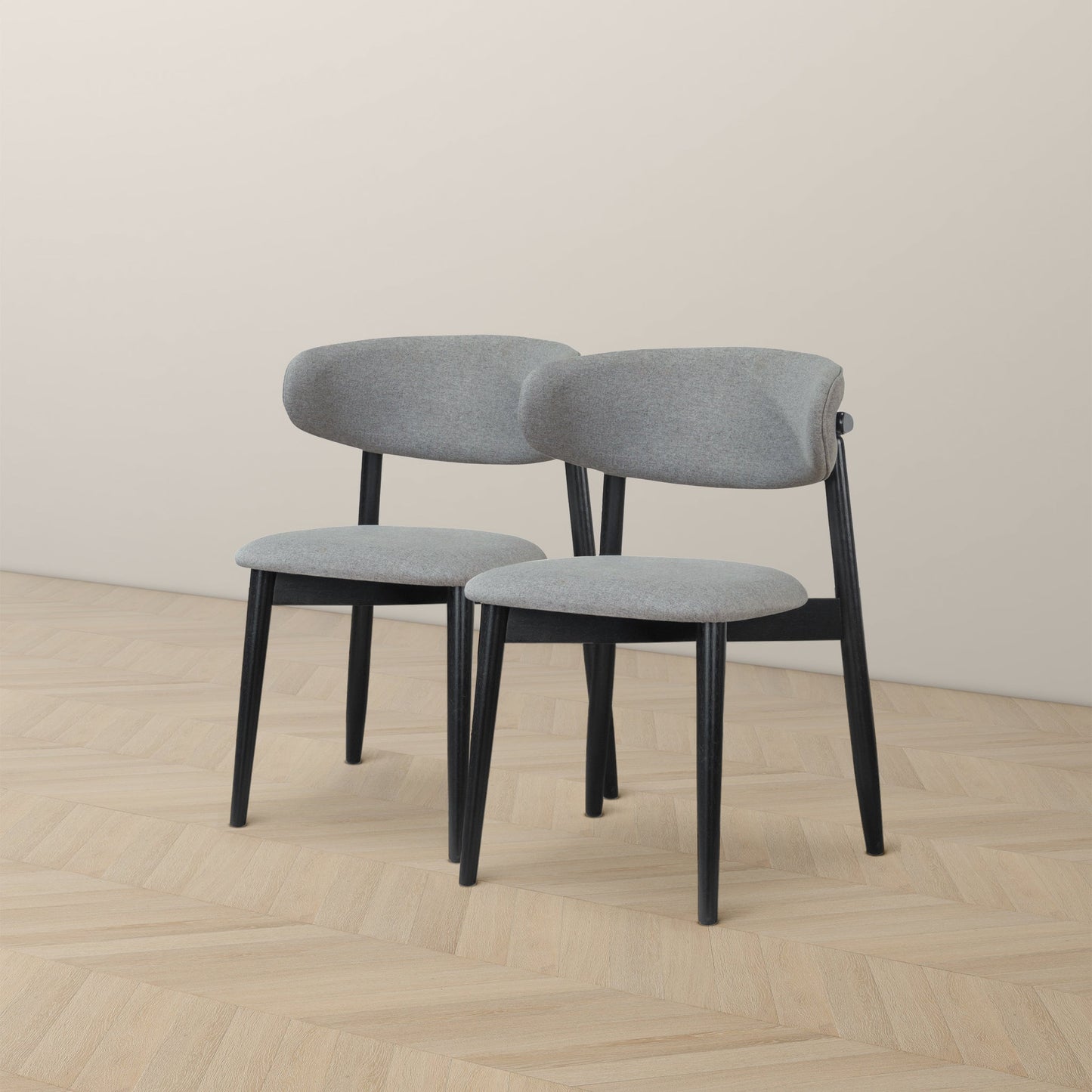 Korbin Grey Fabric Dining Chair