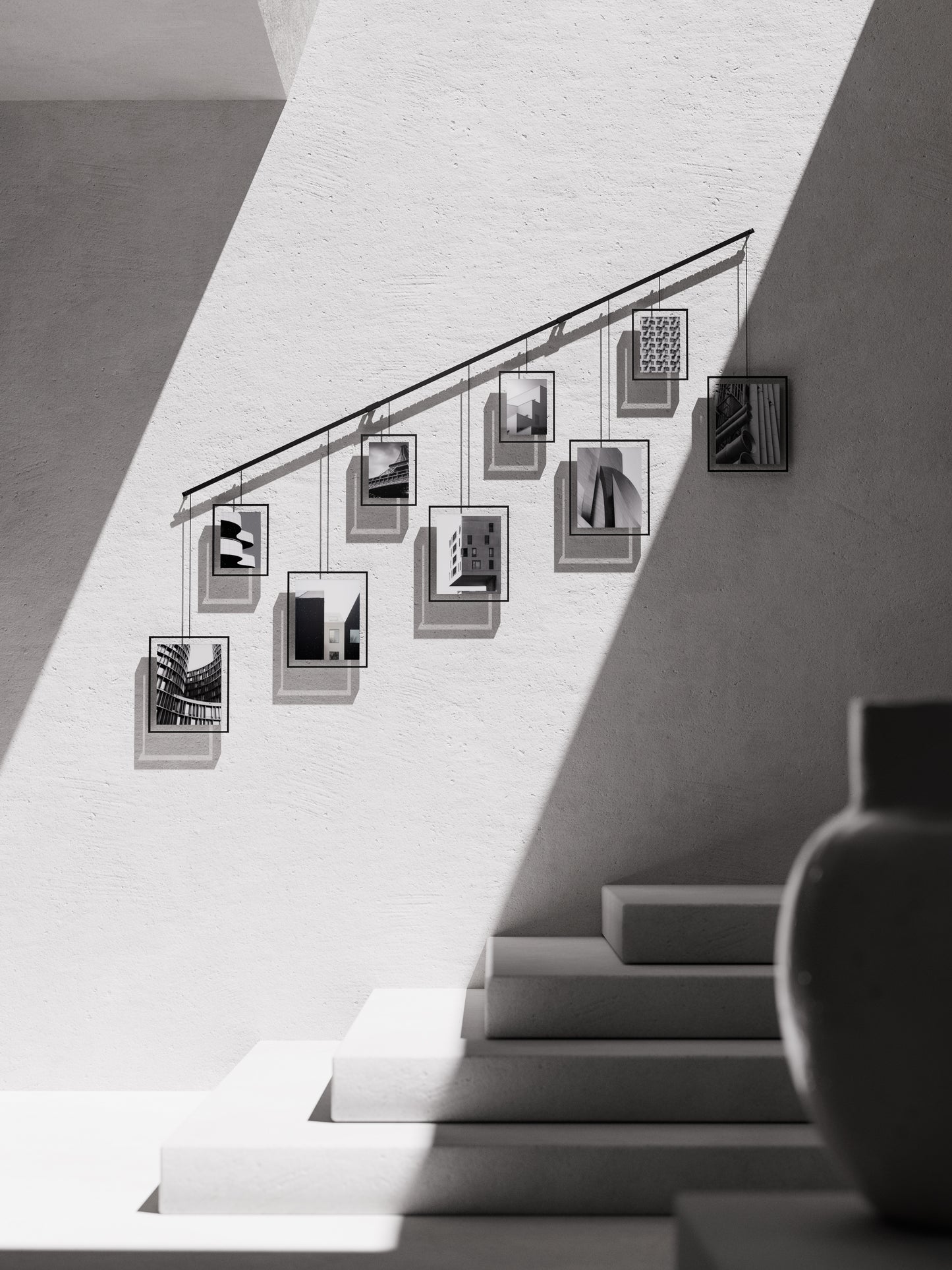 Exhibit Gallery Frames, Set of 9
