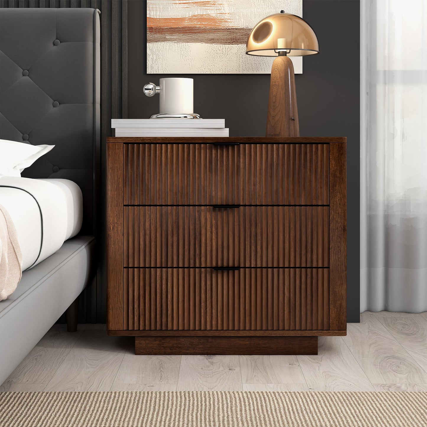Lola Walnut Nightstand
