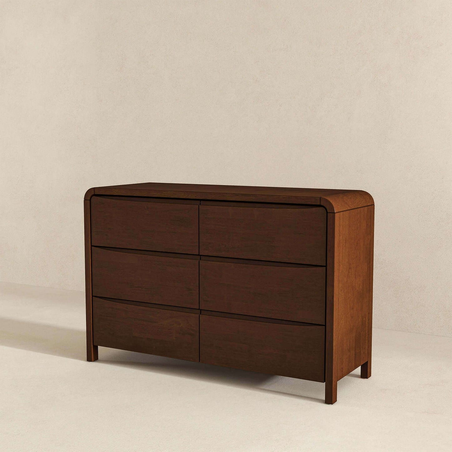 Lionel Mid Century Modern Solid Wood Dresser