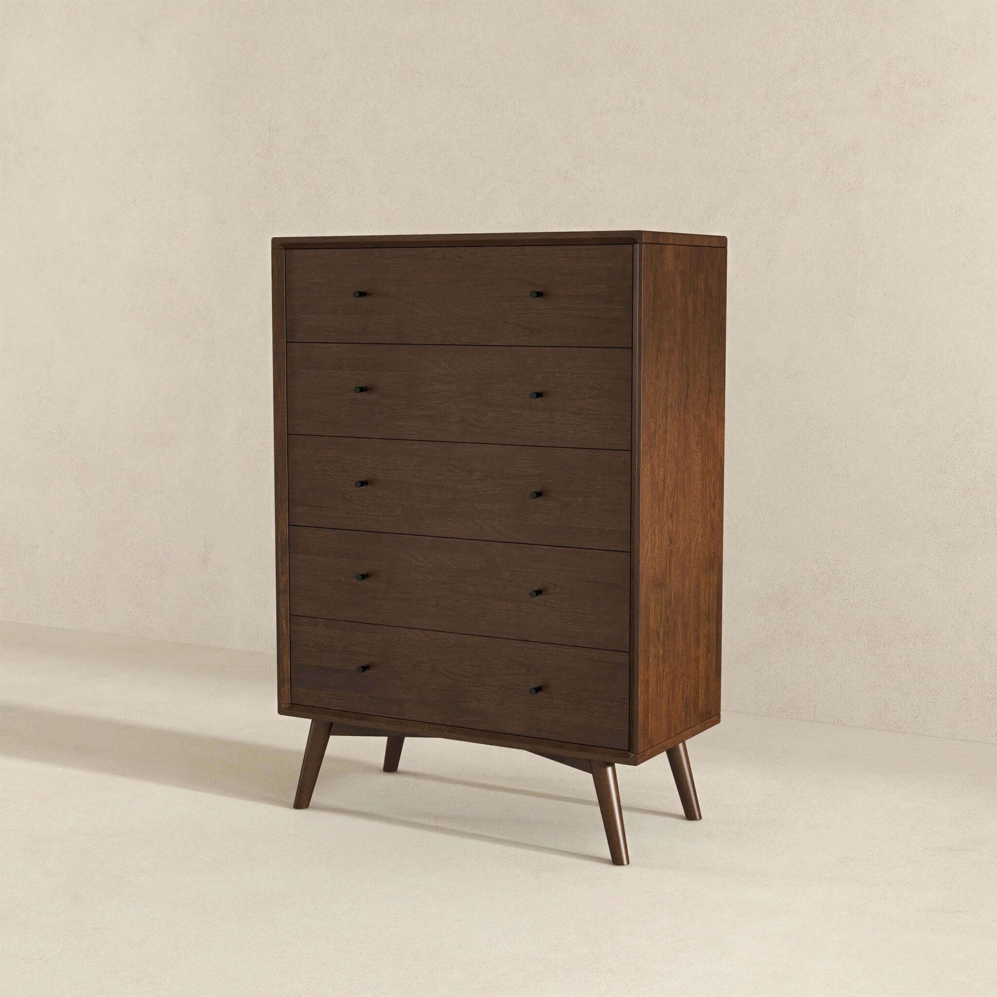 Caroline Mid Century Modern Solid Wood Dresser