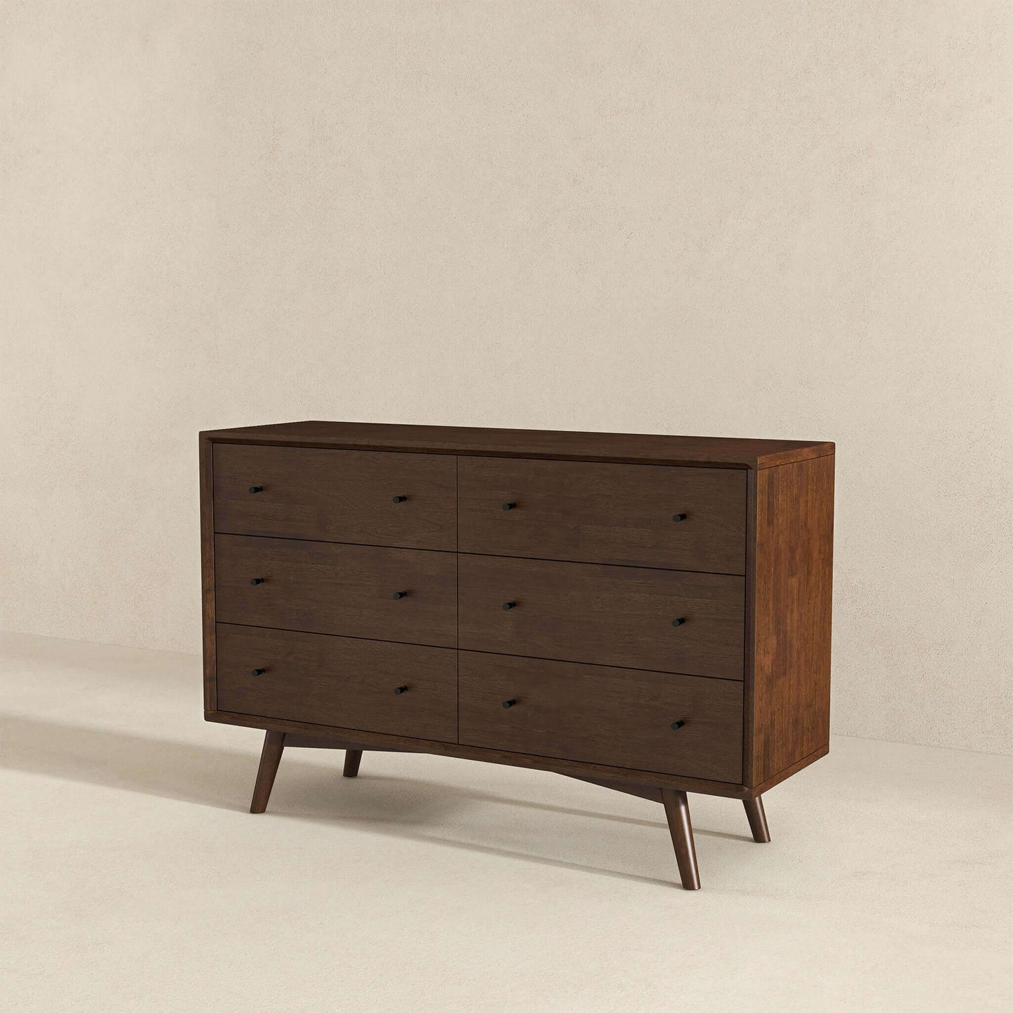 Mid Century Modern Walnut Dresser