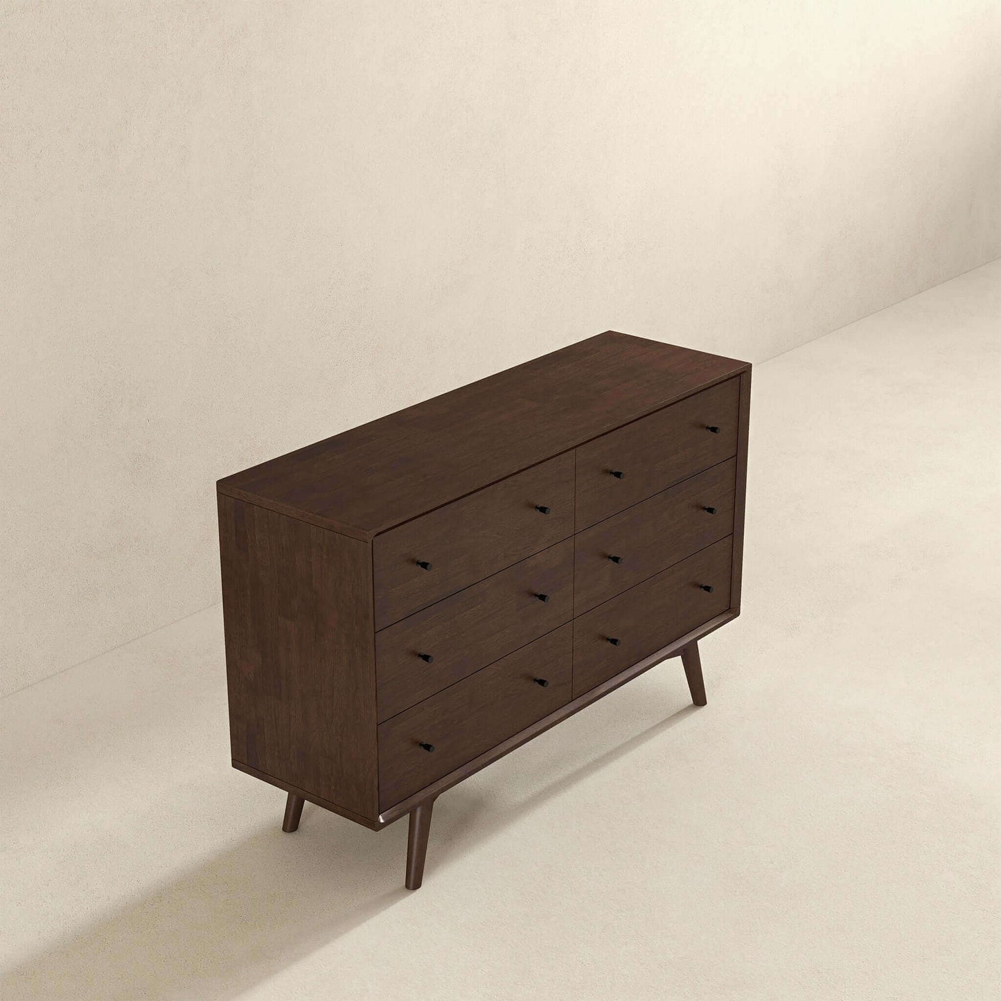Mid Century Modern Walnut Dresser