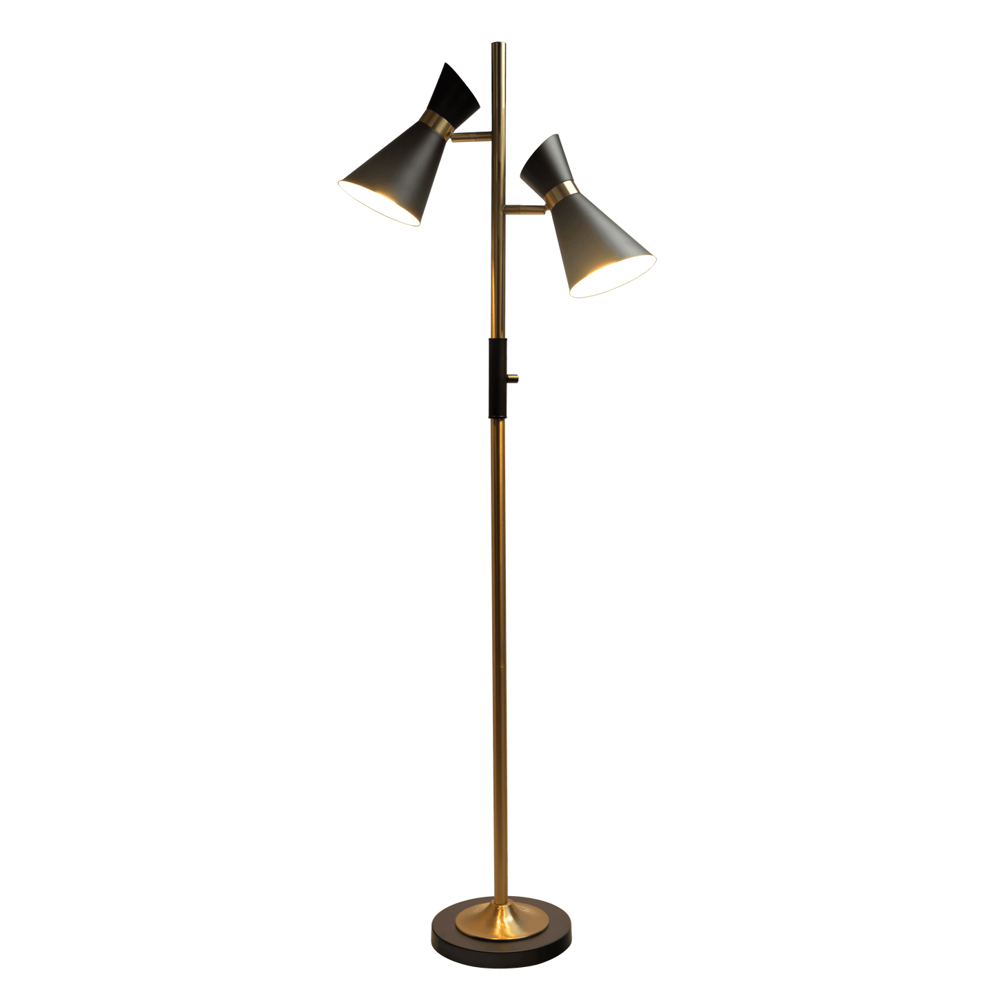 Axis Brassed Gold Floor Lamp
