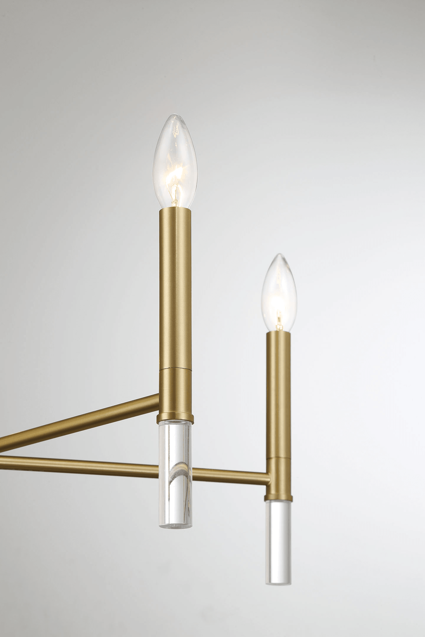Courtyard Golden Brass Candle Chandelier