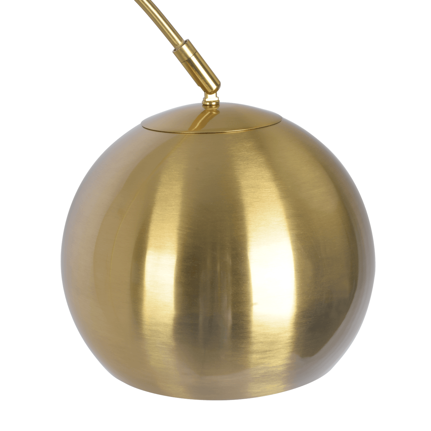 Oasis Long Arm Gold Brass Adjustable Floor Lamp
