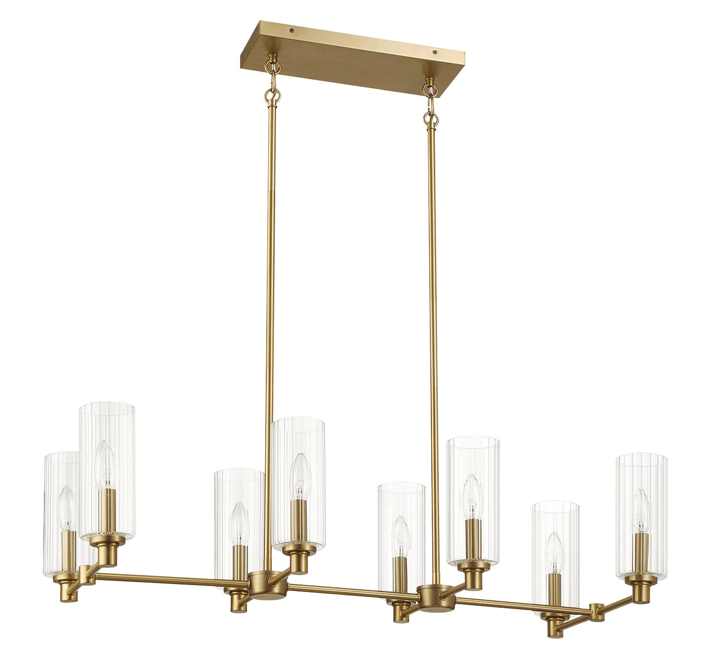 Willow Eight Light Island Pendant Lamp