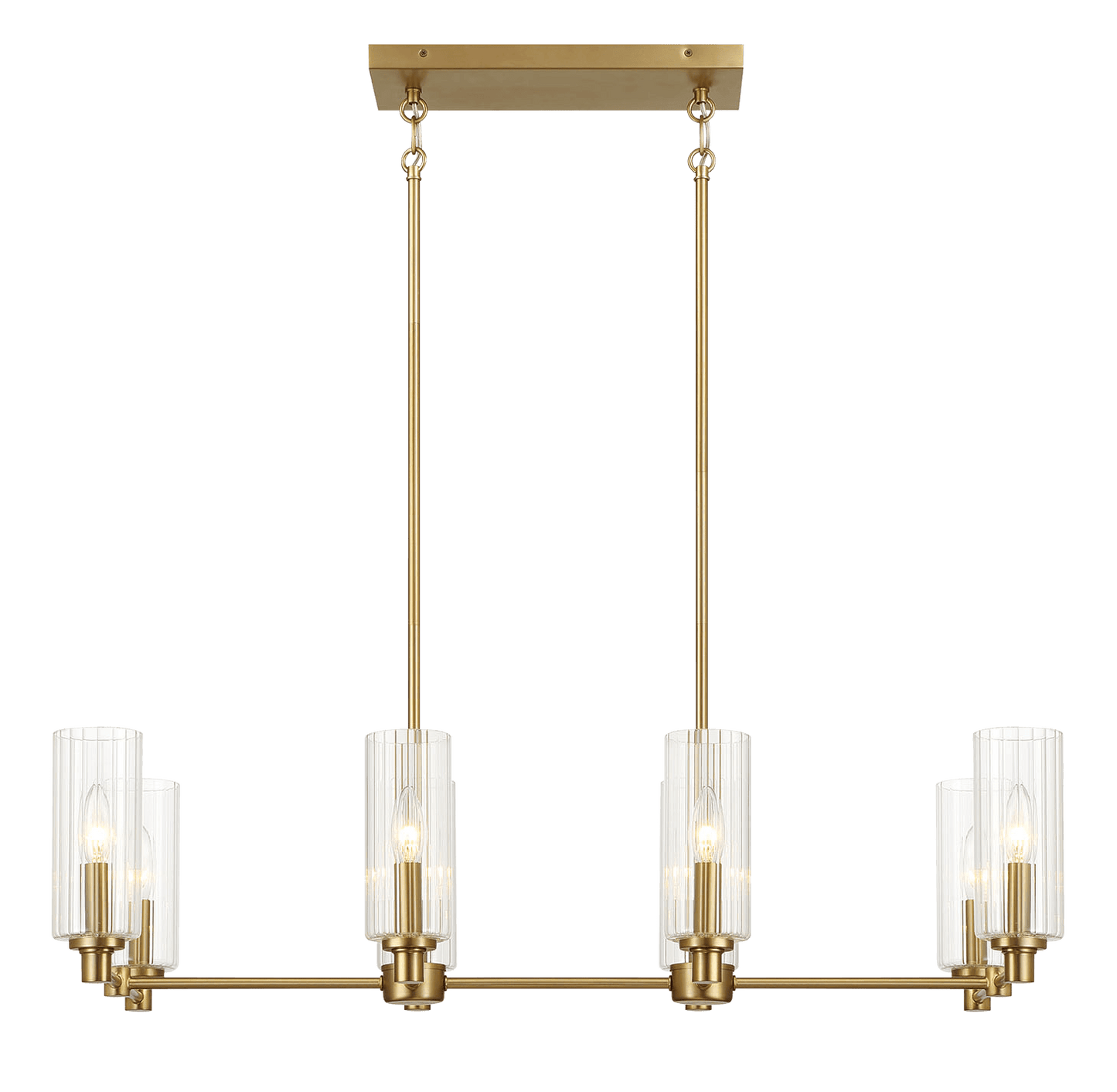 Willow Eight Light Island Pendant Lamp