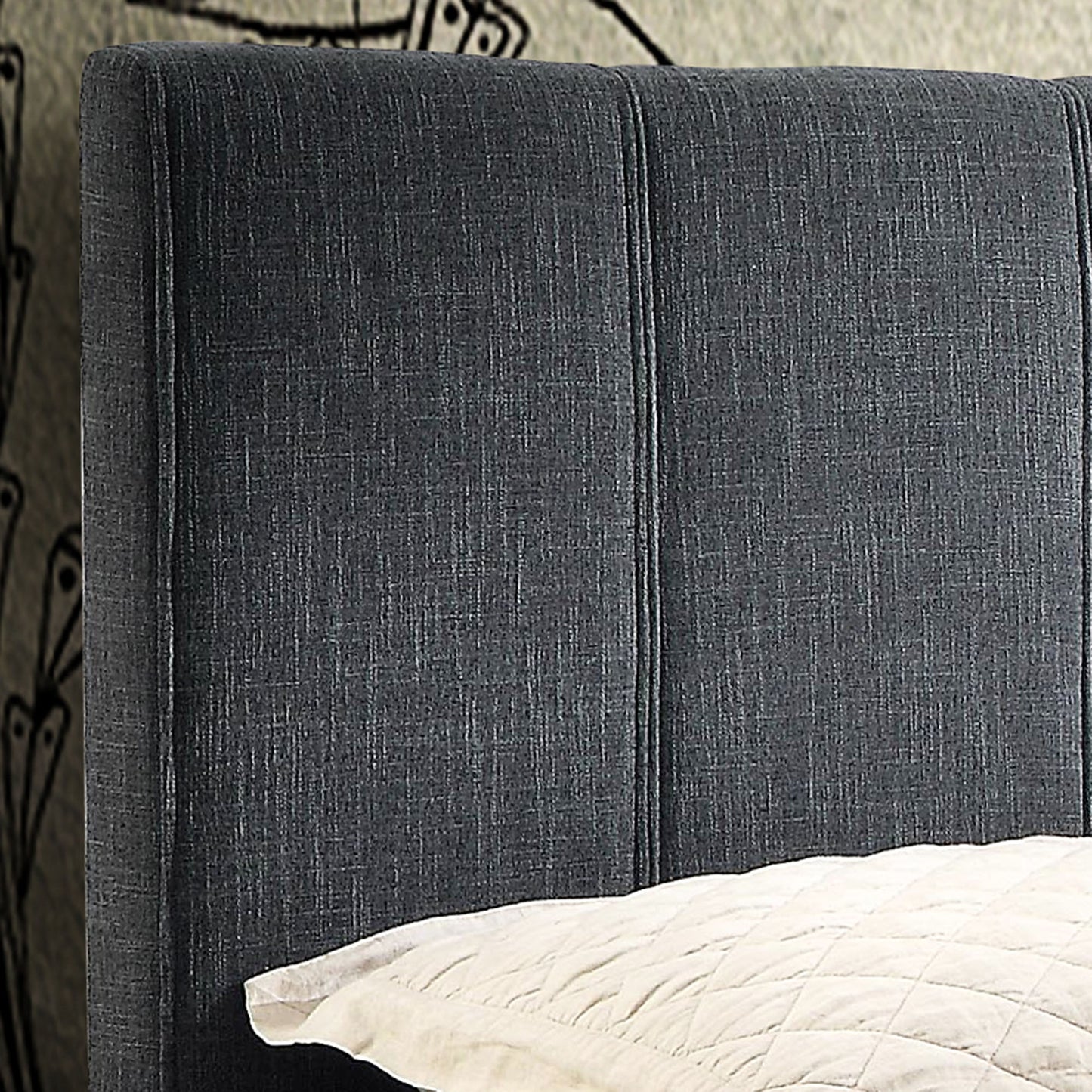 Rimo Queen Bed Grey