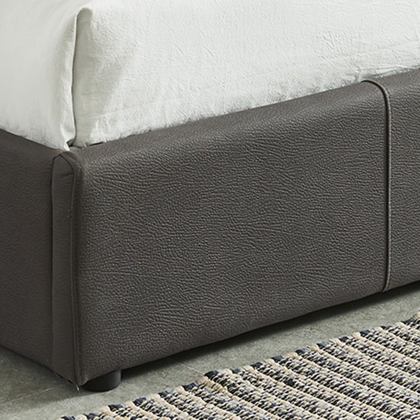 Extara King Bed Grey