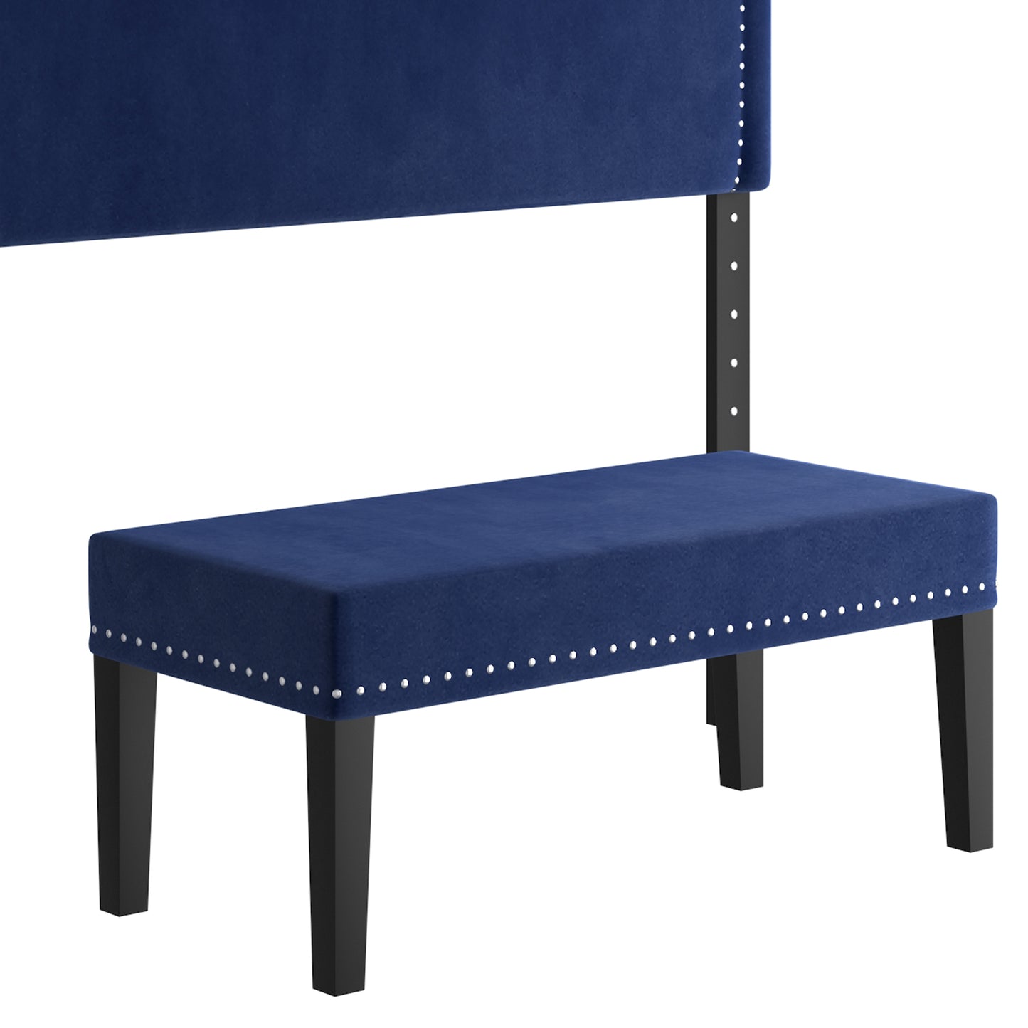 Aurora Double/Queen ADJ Headboard W/ Bench