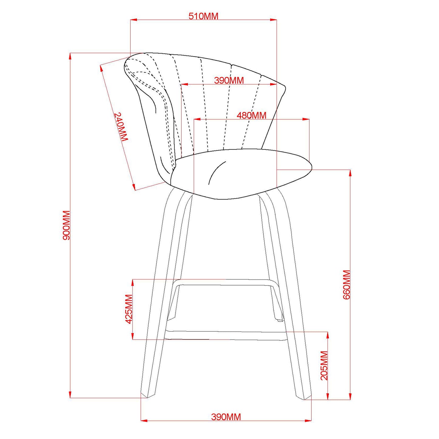 Tula Counter Stool