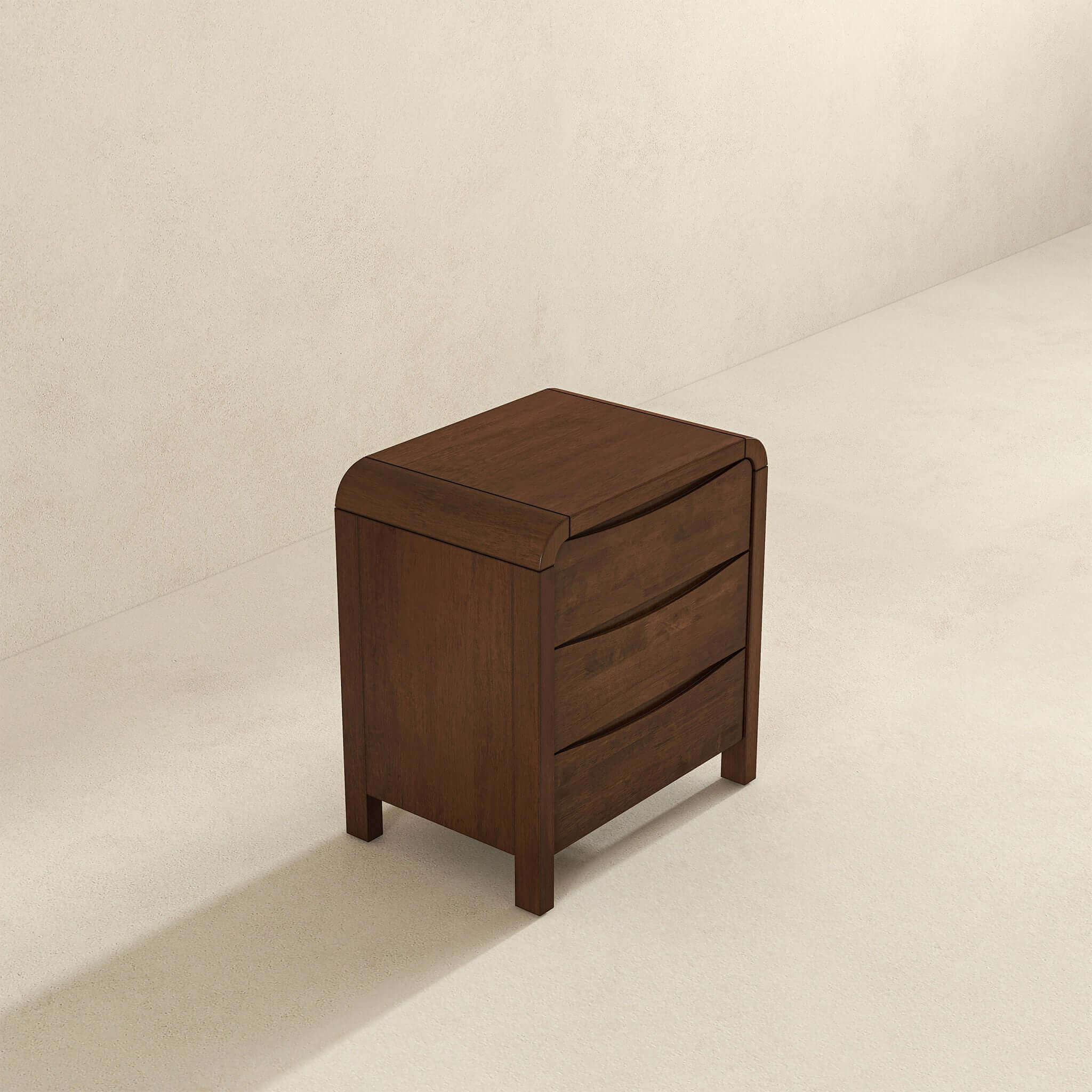 Lionel Mid Century Modern Solid Wood Nightstand