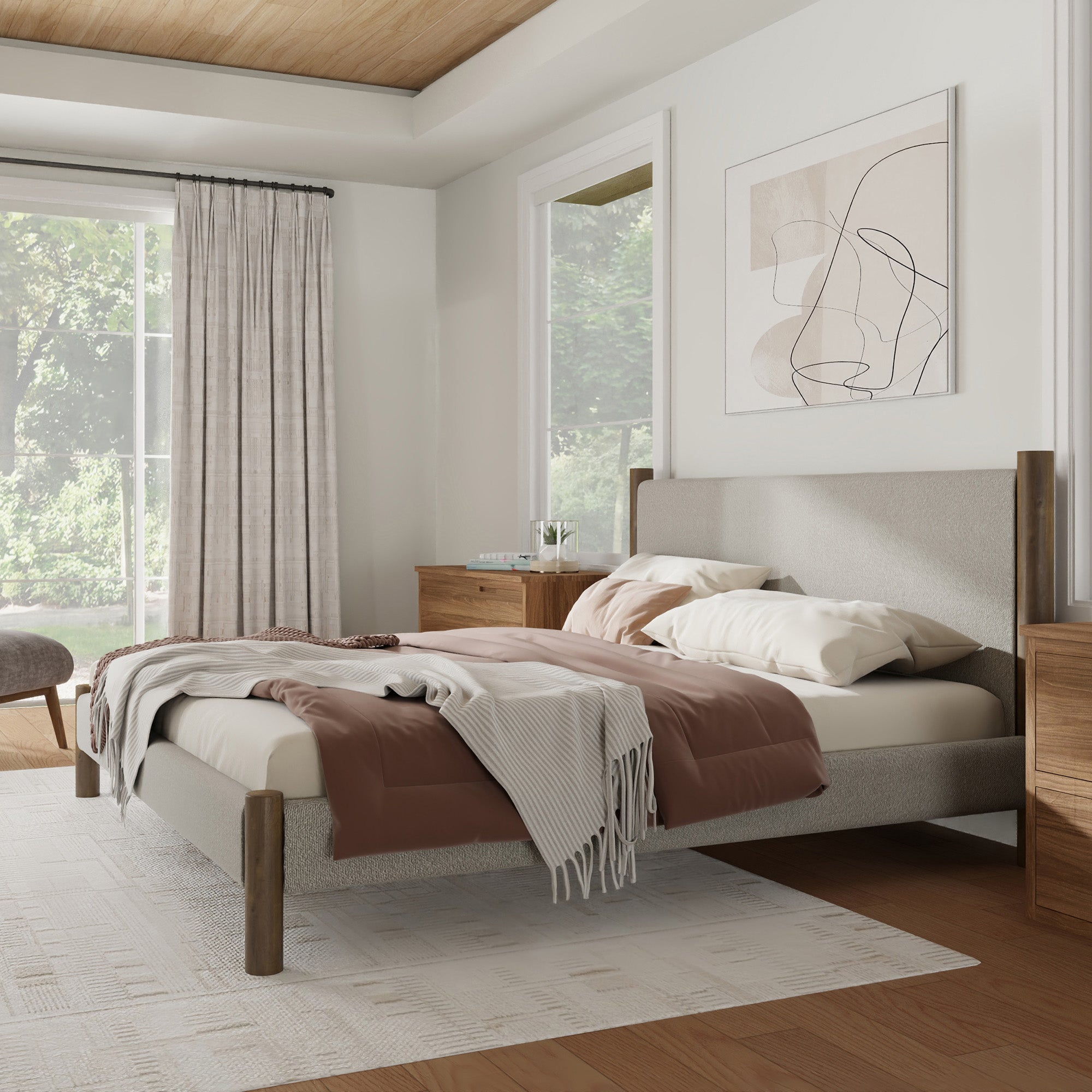 Zoran Platform King Bed