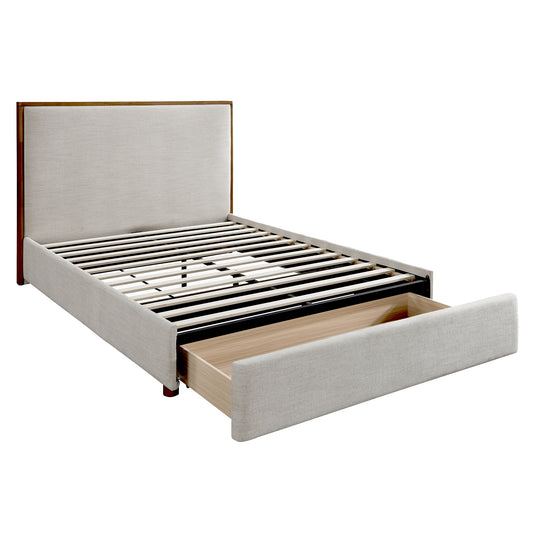ANDOVER-60" PLATFORM BED w/DRAWER-OAT